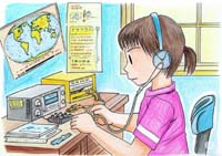 アマチュア無線フリー素材アマチュア無線フリー素材A05